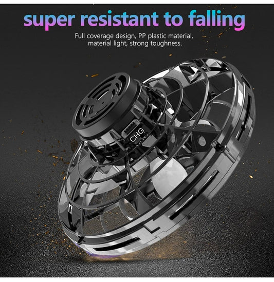 FLYNOVA UFO Flying Spinner Ball for Children,Adult | USB Rechargeable Built-in RGB Lights 360 Rotating Magic Controller