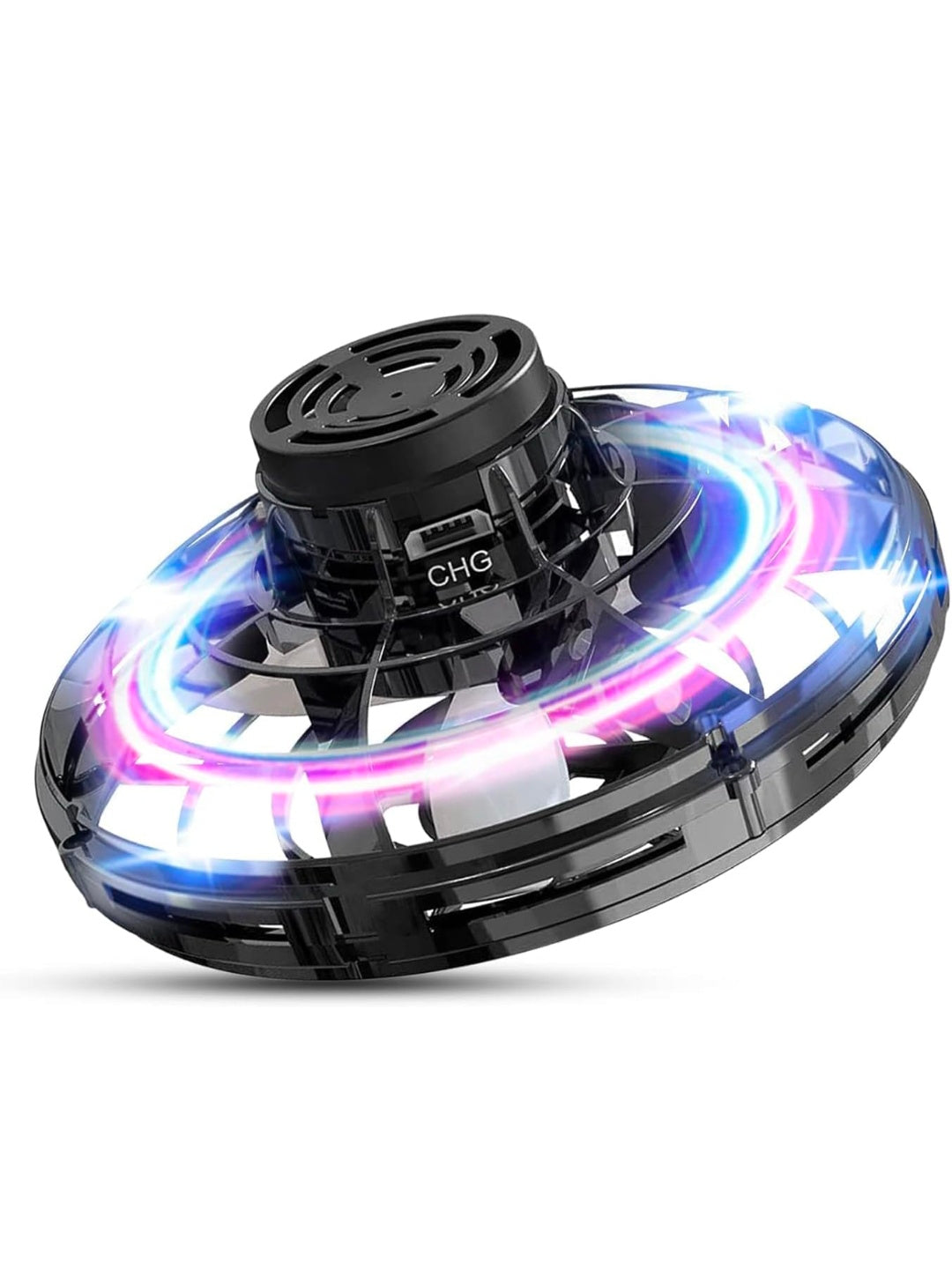 FLYNOVA UFO Flying Spinner Ball for Children,Adult | USB Rechargeable Built-in RGB Lights 360 Rotating Magic Controller